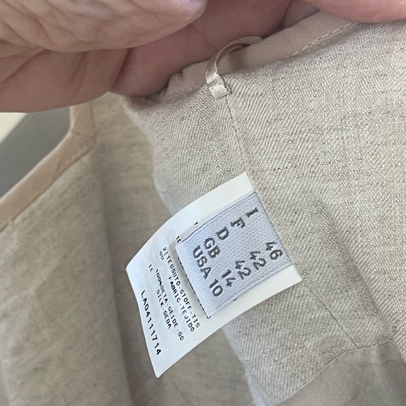 Vintage Narciso Rodriguez Cream & Black Sleeveless Dress - Picture 6 of 15